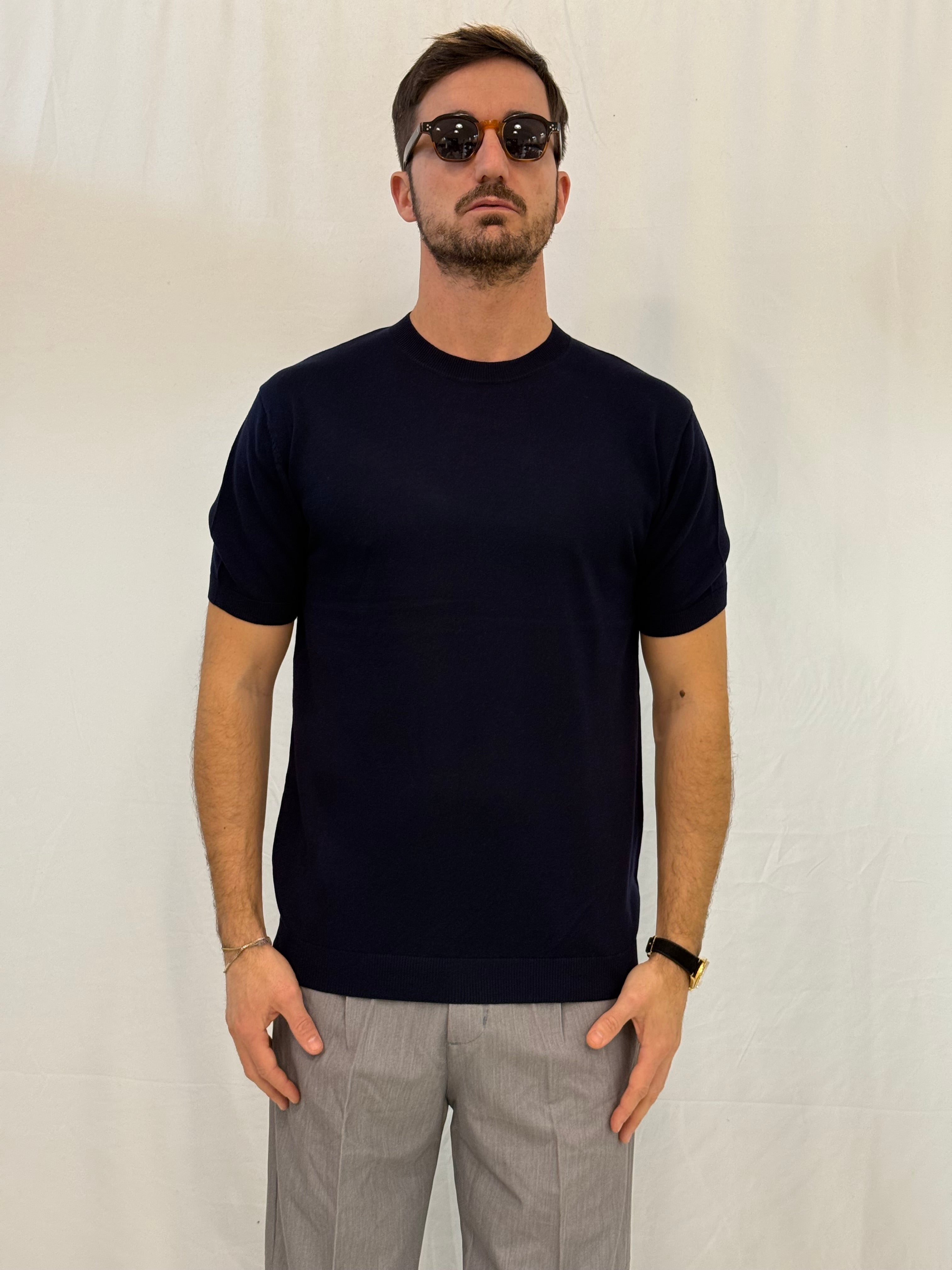 T-SHIRT W86300 - BLU