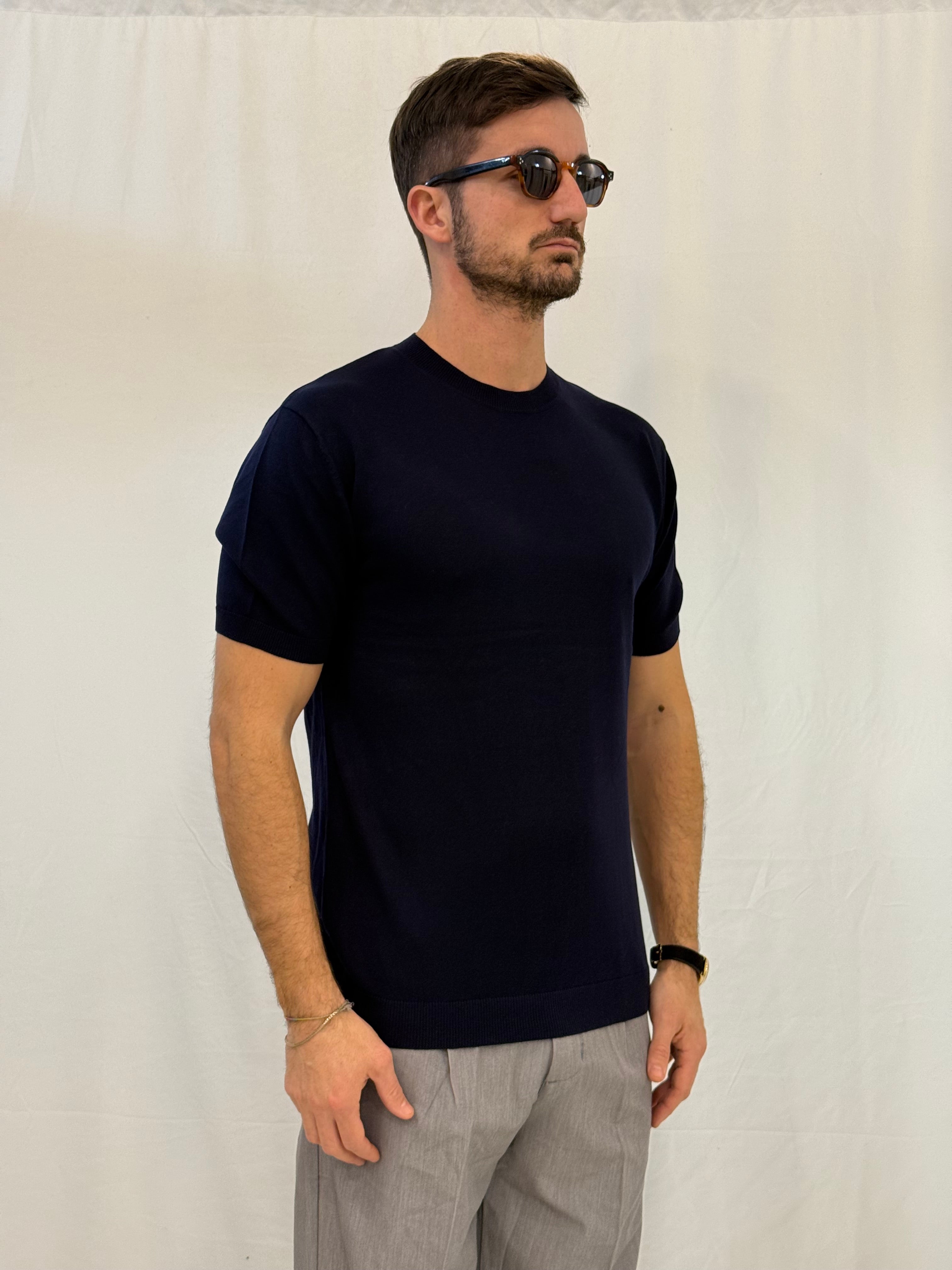 T-SHIRT W86300 - BLU