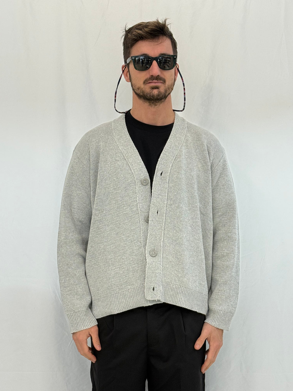 CARDIGAN G927 - GRIGIO