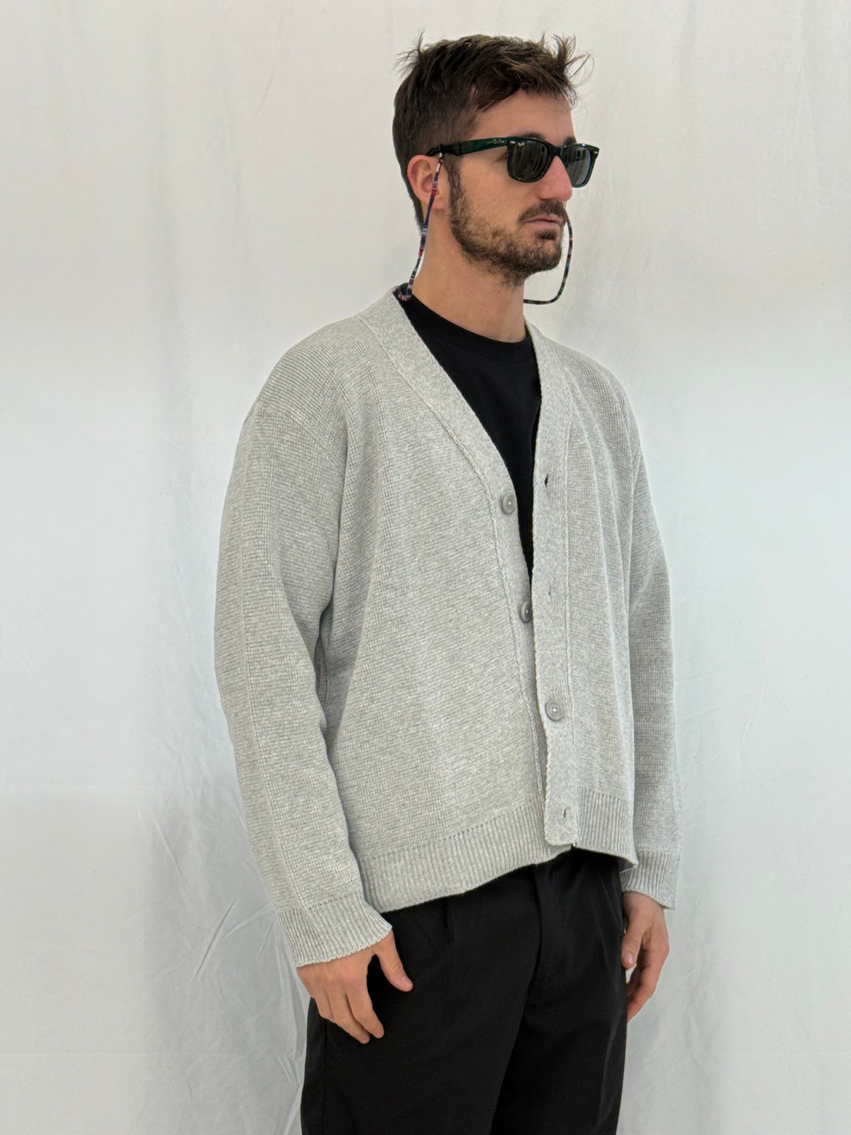 CARDIGAN G927 - GRIGIO