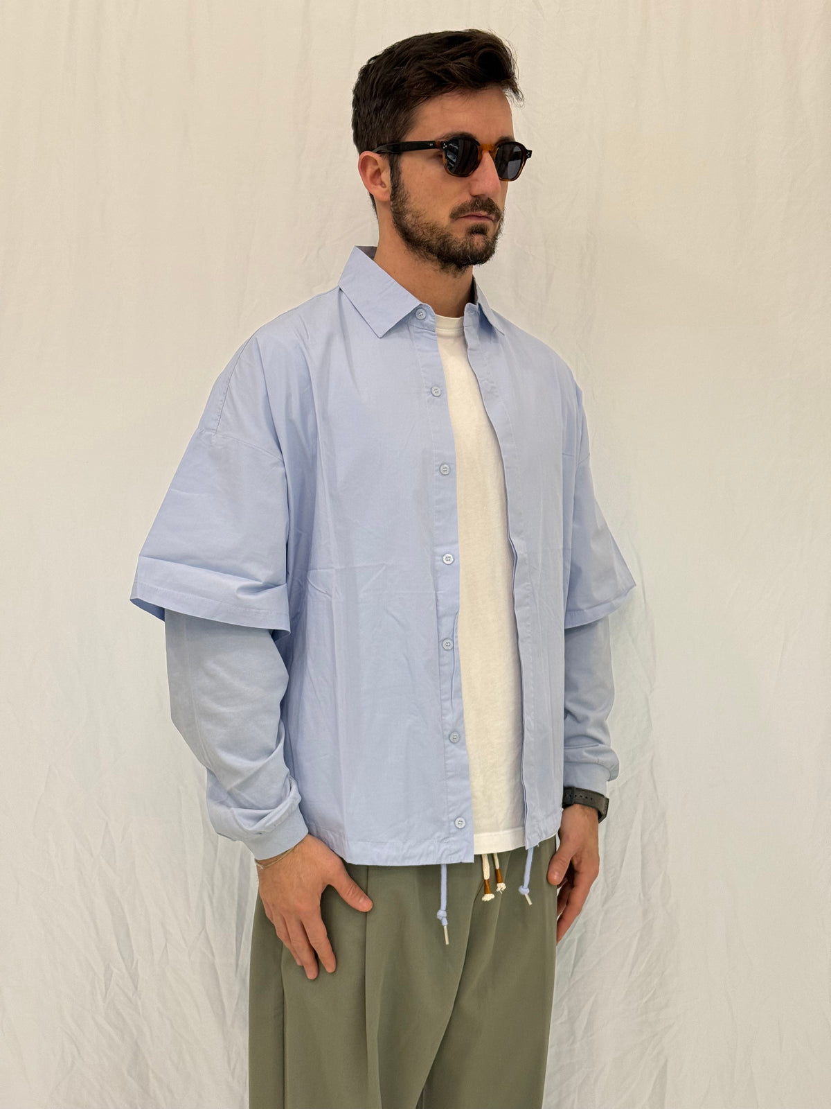 CAMICIA 0313 - CELESTE