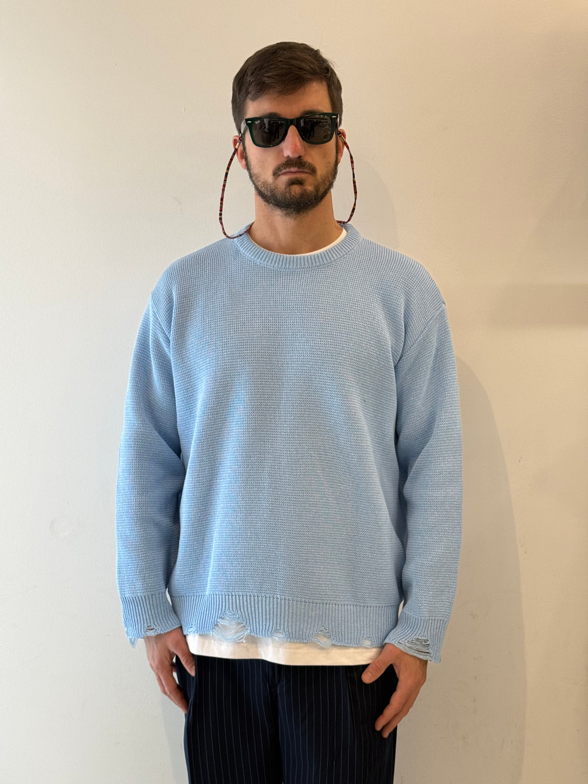 MAGLIA AC-GC731 - CELESTE