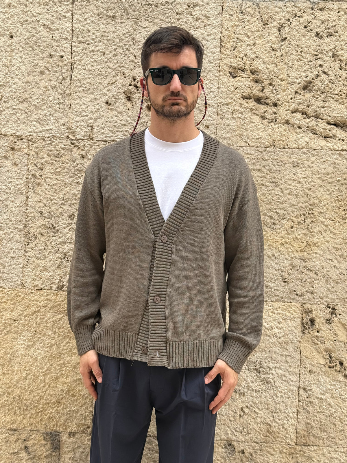CARDIGAN Z835 - TORTORA