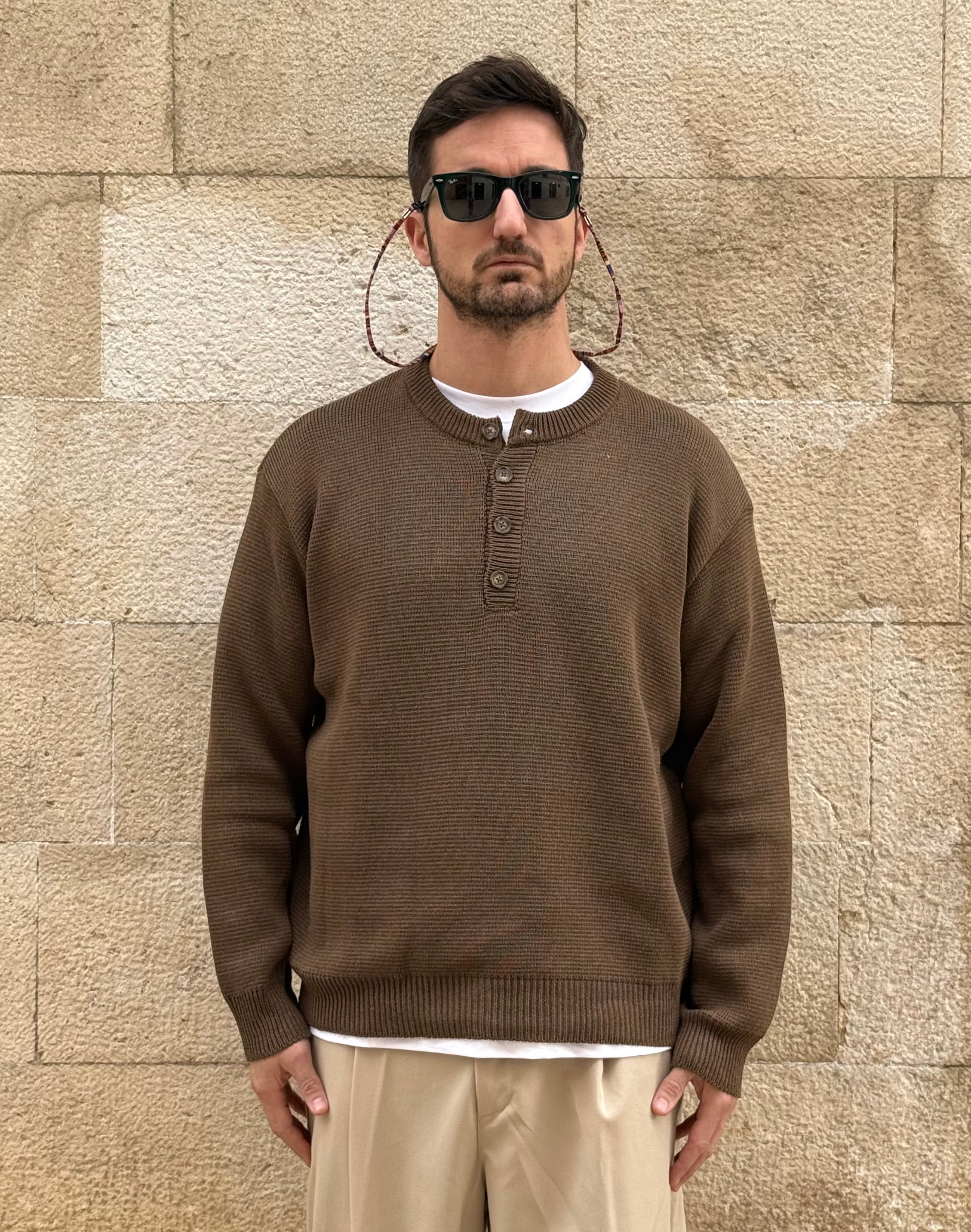 MAGLIA 7300 - MARRONE