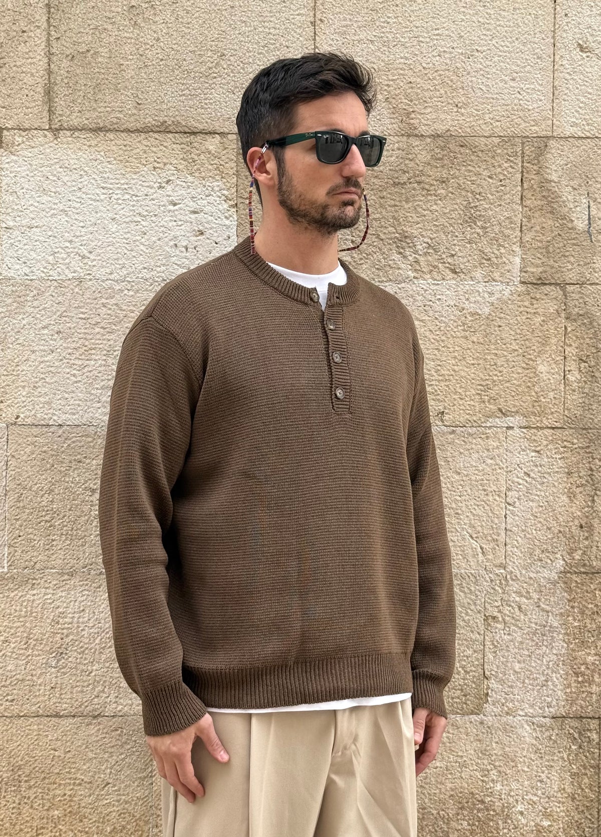 MAGLIA 7300 - MARRONE
