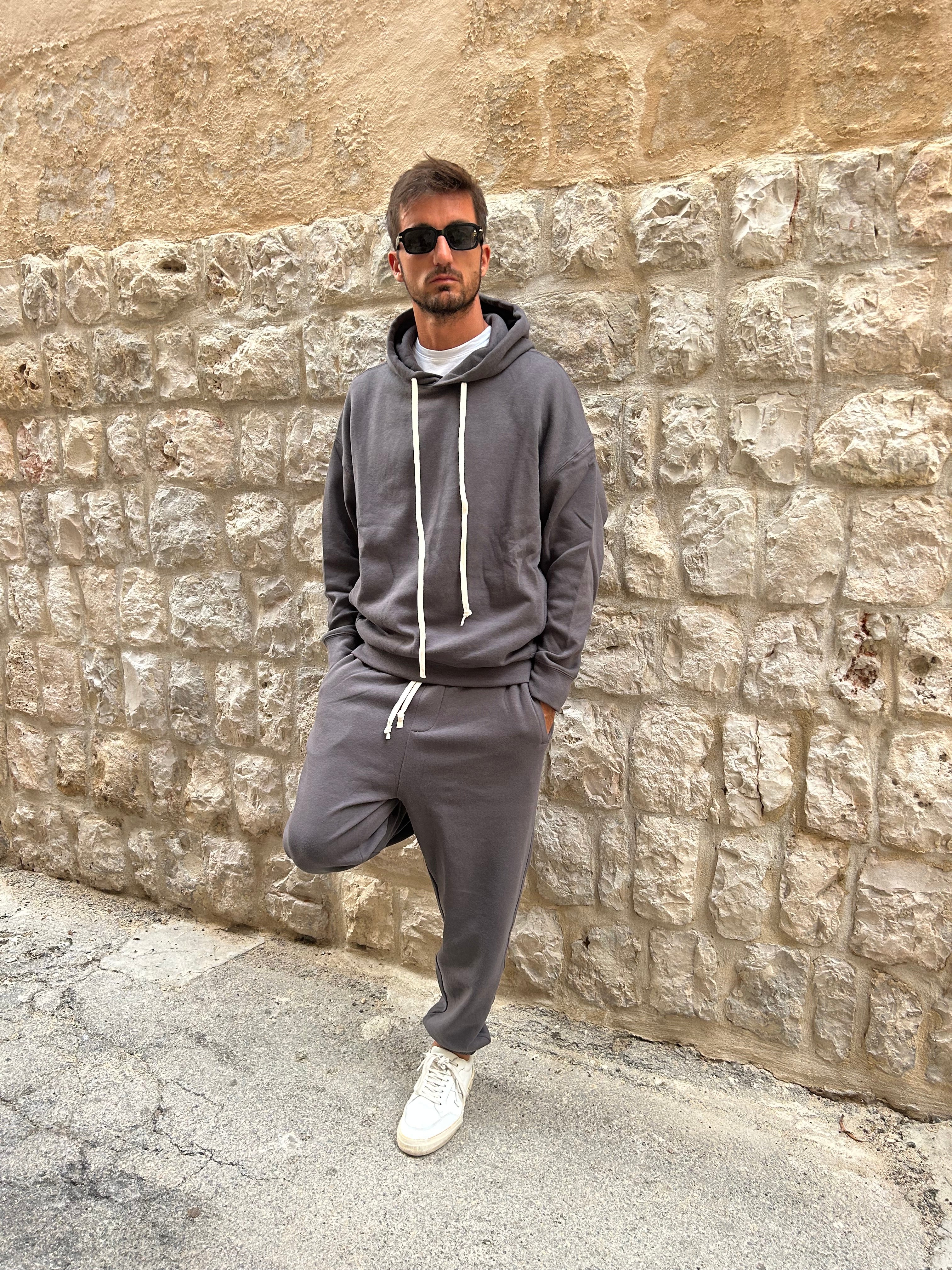 FELPA BASIC  DAVID 1 - GRIGIO