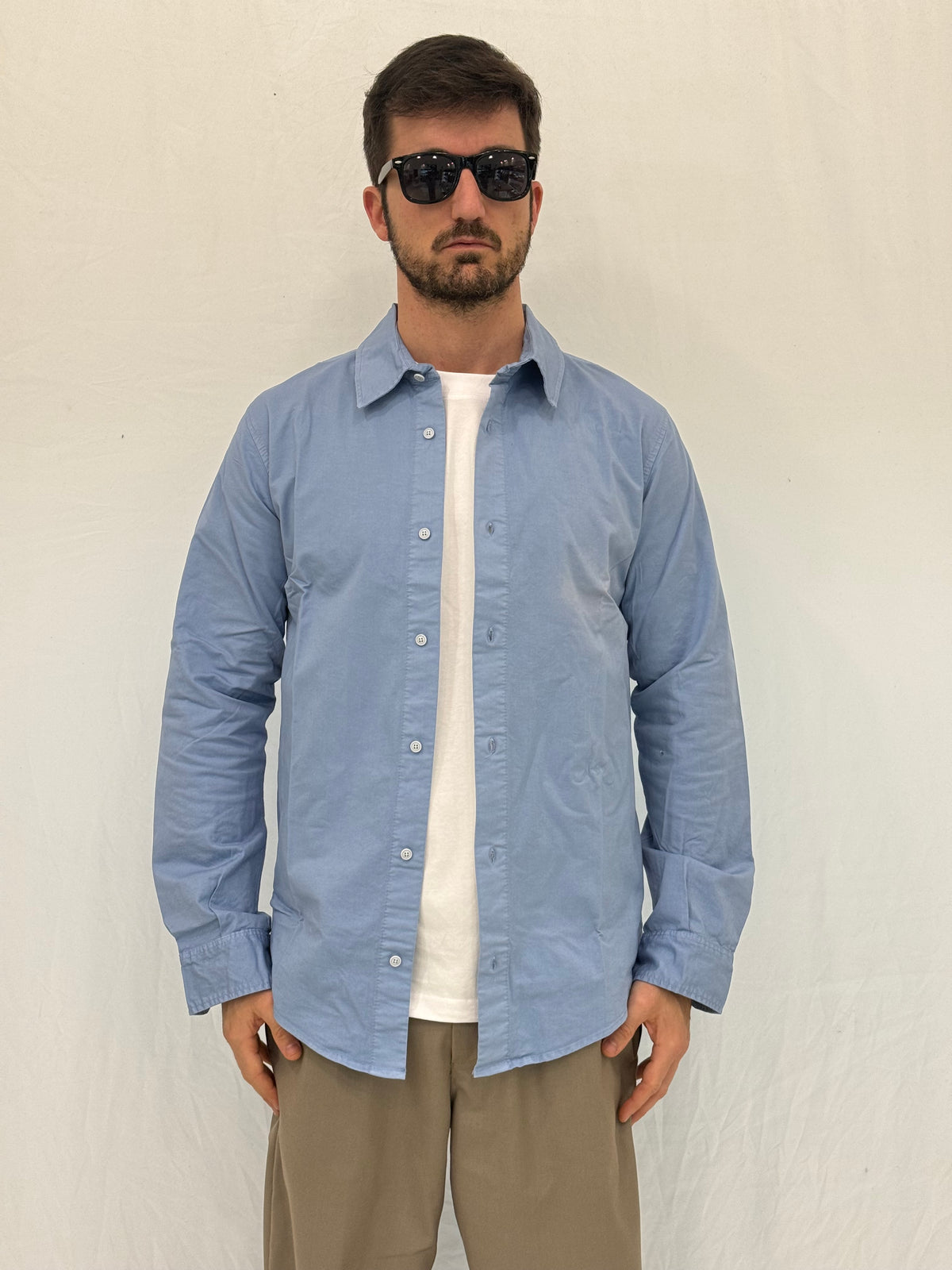 CAMICIA W111 - CELESTE