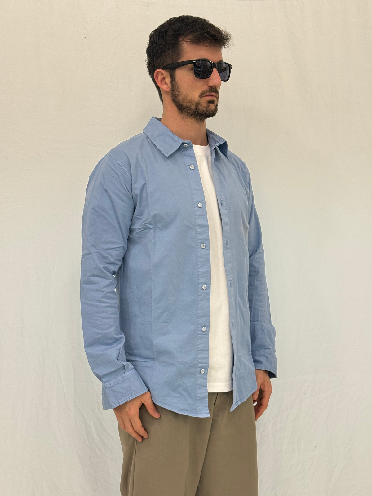 CAMICIA W111 - CELESTE
