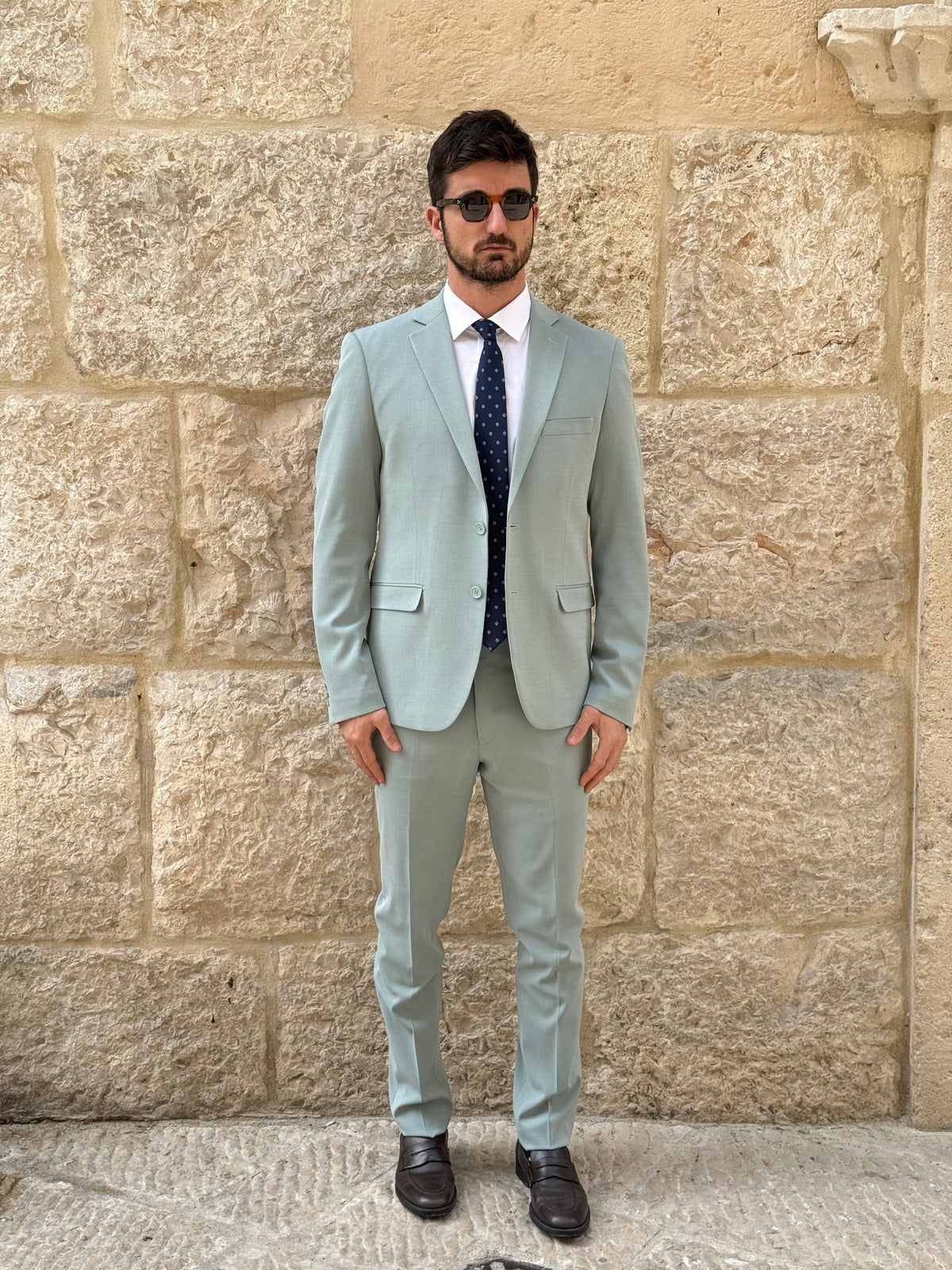 ABITO 8041 - VERDE ACQUA