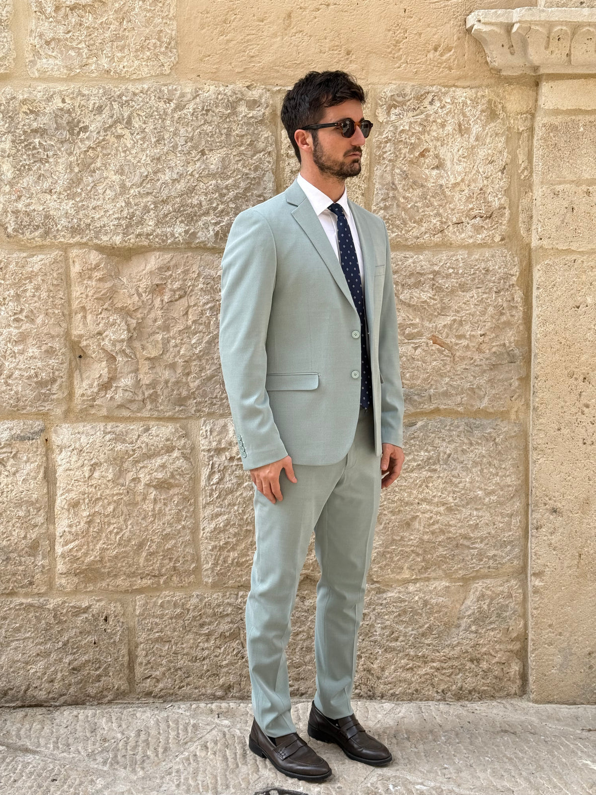 ABITO 8041 - VERDE ACQUA