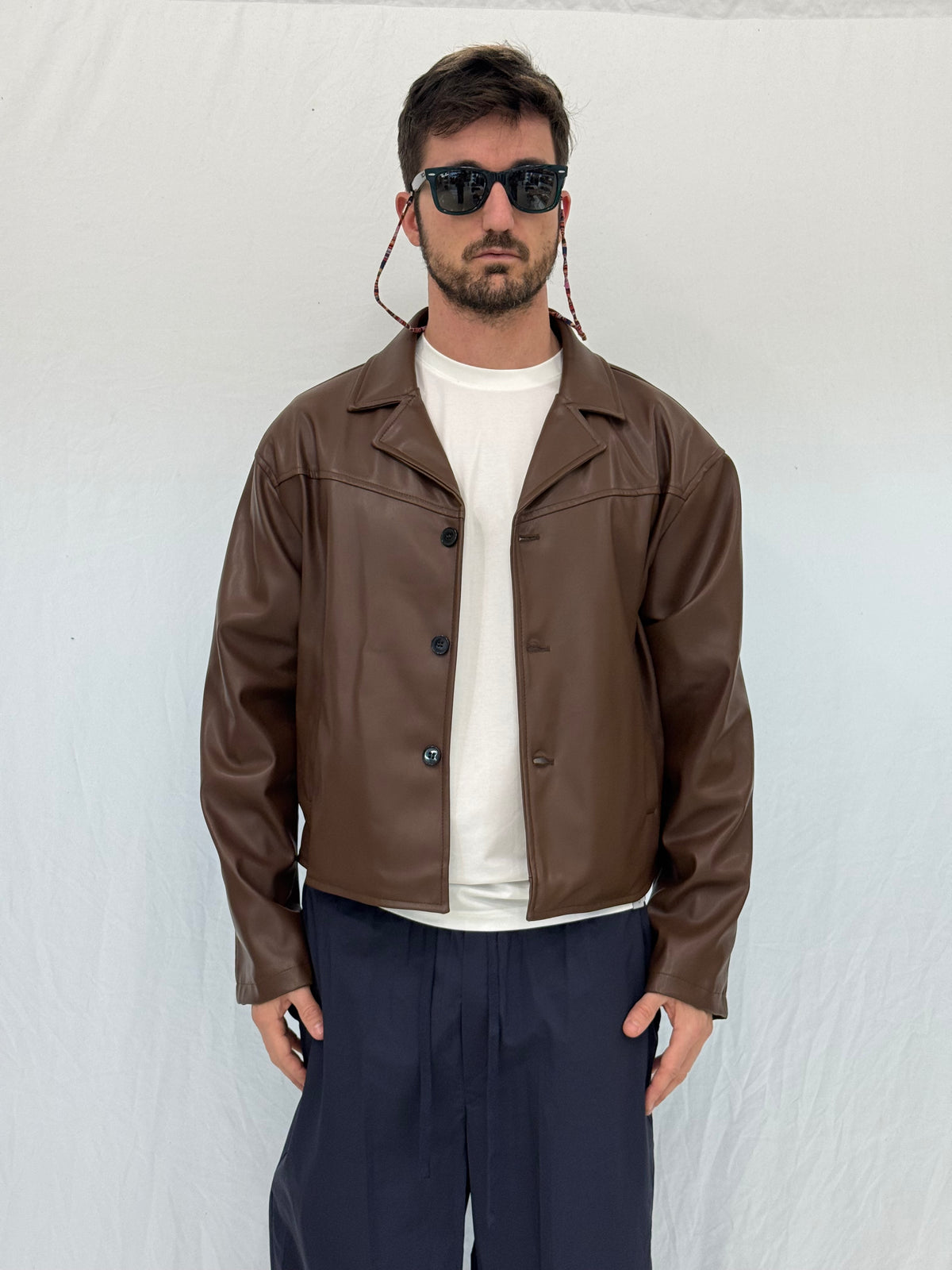 GIACCA ZG128 - MARRONE