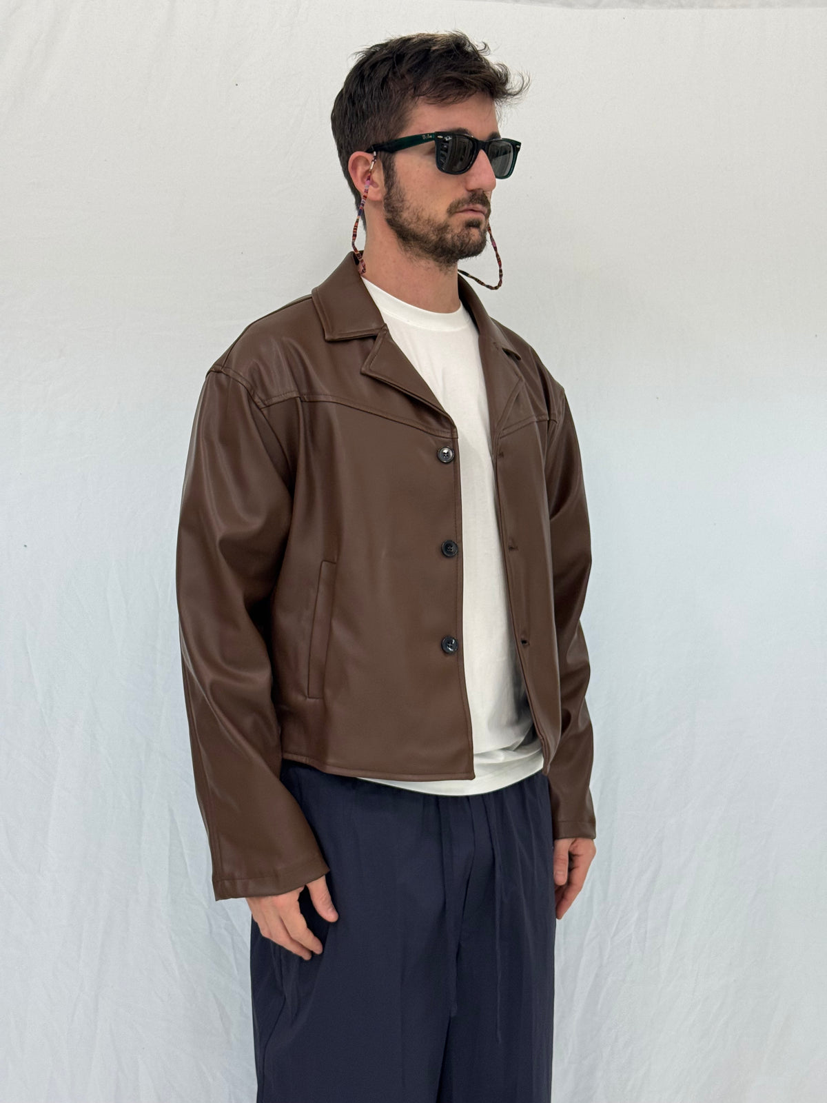 GIACCA ZG128 - MARRONE