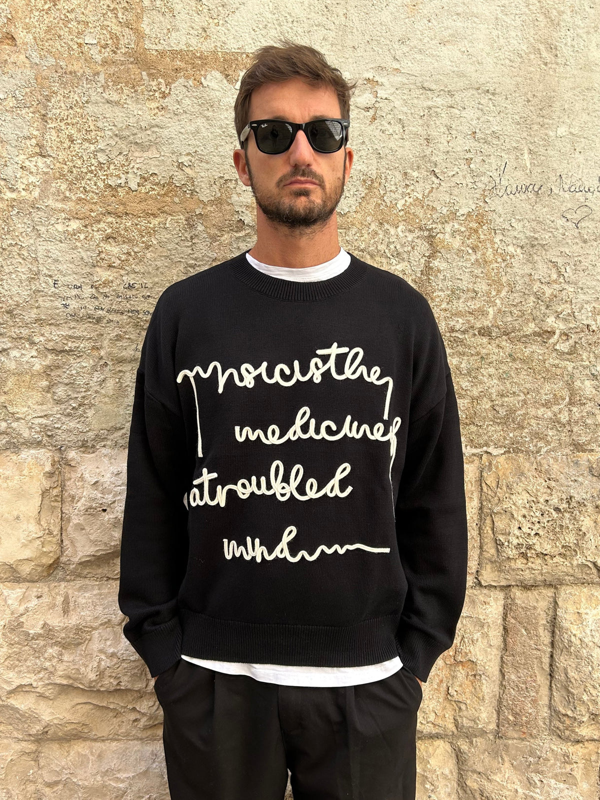 MAGLIA POESIA 2 - NERO