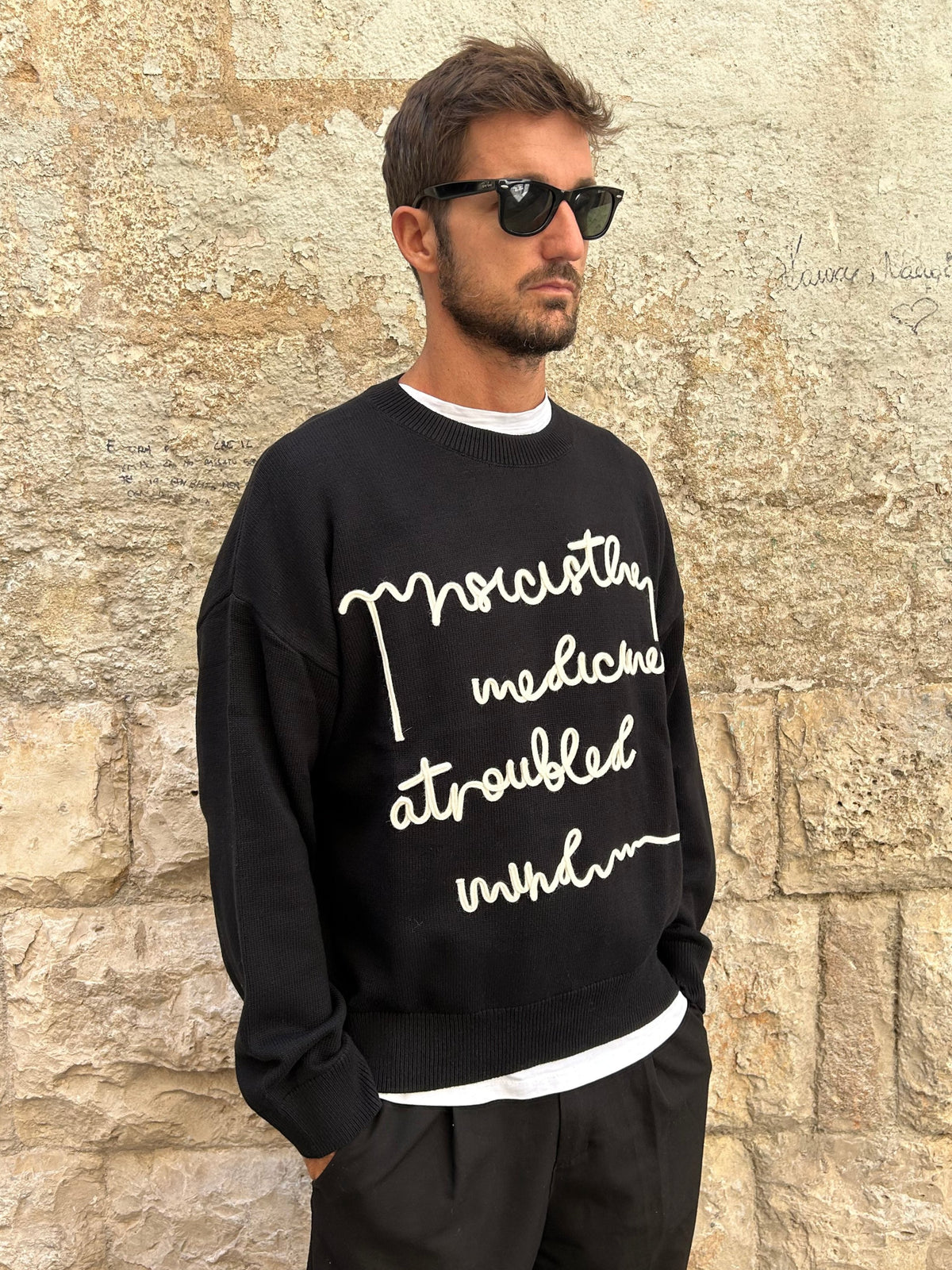 MAGLIA POESIA 2 - NERO